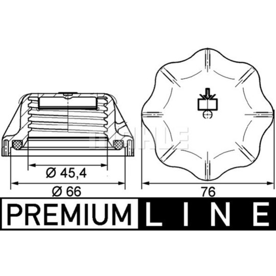 CRB 20 000P - Cap, coolant tank 