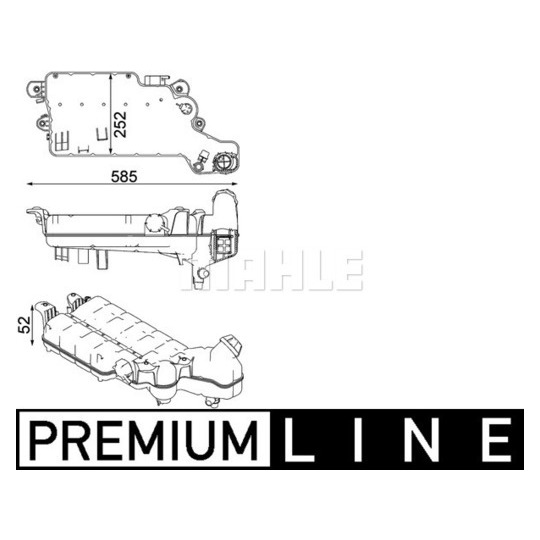 CRT 99 000P - Expansion Tank, coolant 