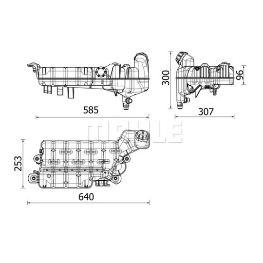 CRT 99 000P - Expansion Tank, coolant 