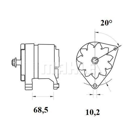 MG 880 - Alternator 