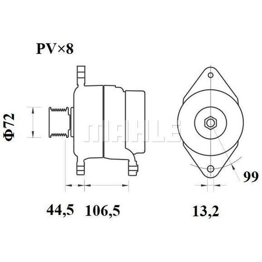 MG 951 - Alternator 