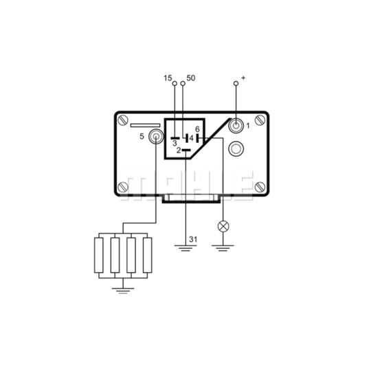 MHG 25 - Control Unit, glow plug system 