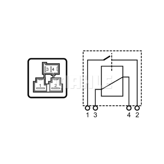 MHG 17 - Relay, glow plug system 