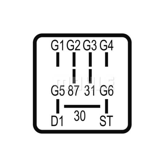 MHG 22 - Control Unit, glow plug system 