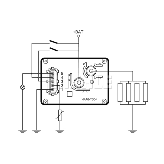 MHG 54 - Control Unit, glow plug system 