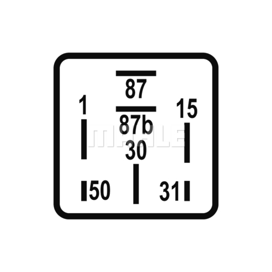 MR 117 - Relay, fuel pump 