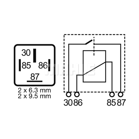 MR 40 - Relay, main current 