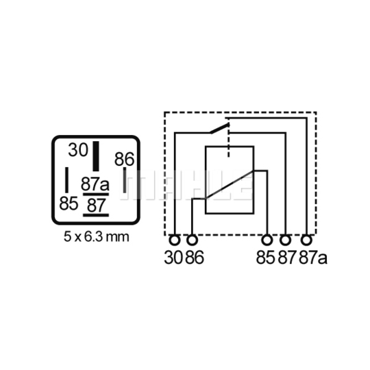 MR 90 - Relay, main current 