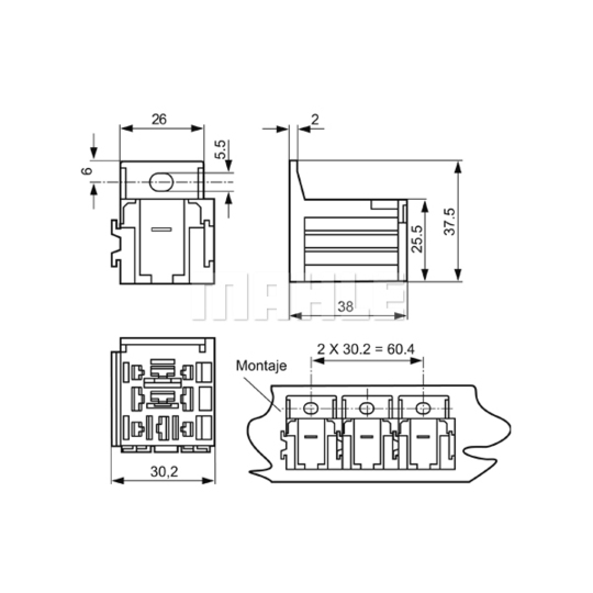 MRC 2 - Relay Socket 