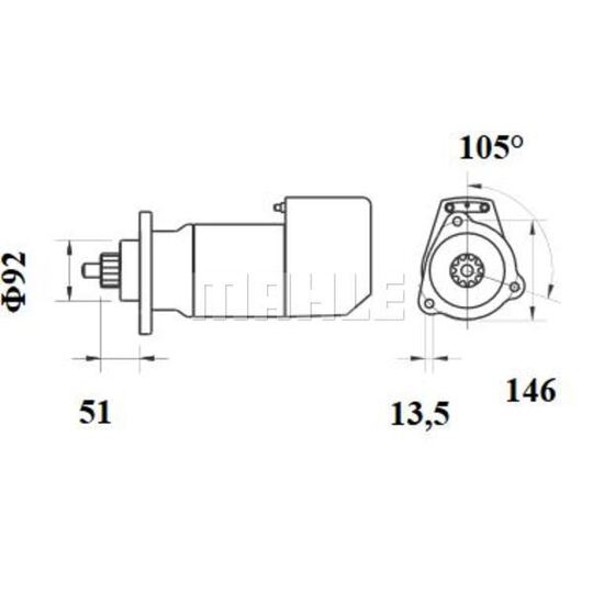 MS 711 - Starter 