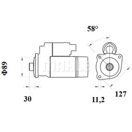 MS 889 - Starter 