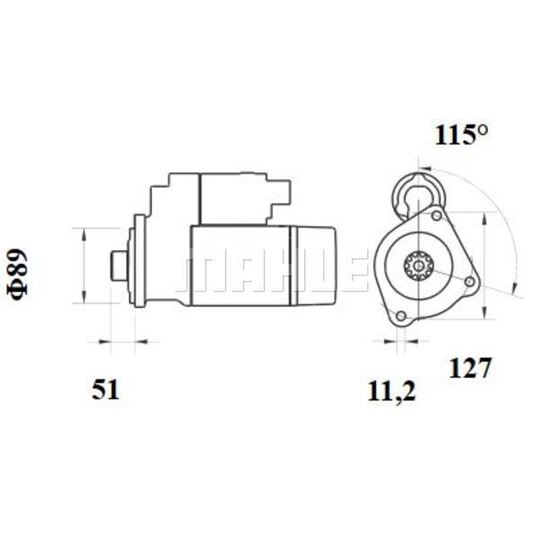 MS 887 - Starter 