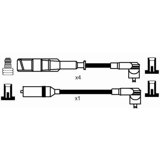 0515 - Ignition Cable Kit 