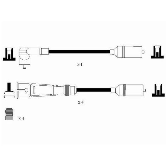 0510 - Ignition Cable Kit 