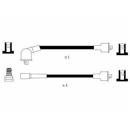 0586 - Ignition Cable Kit 