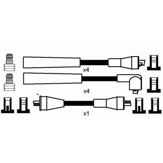 0538 - Ignition Cable Kit 