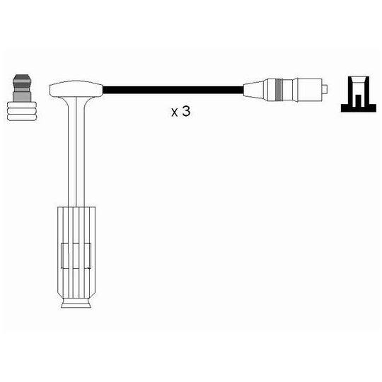 0737 - Ignition Cable Kit 