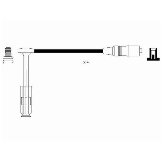 0755 - Ignition Cable Kit 