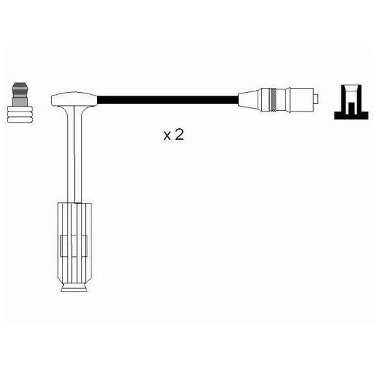 0757 - Ignition Cable Kit 