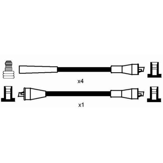 0906 - Ignition Cable Kit 