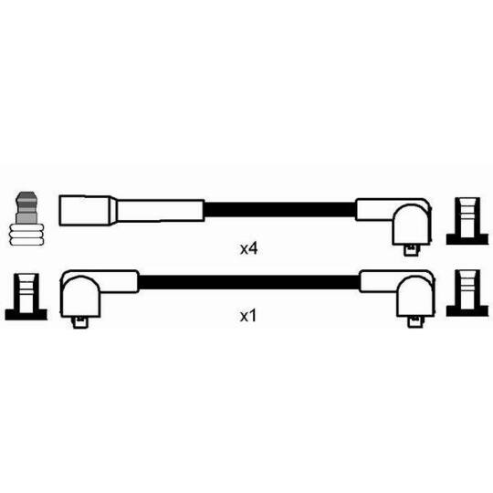 0860 - Ignition Cable Kit 