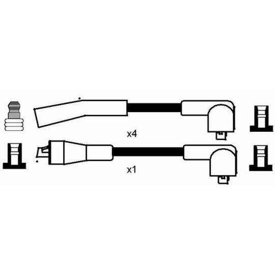 0887 - Ignition Cable Kit 