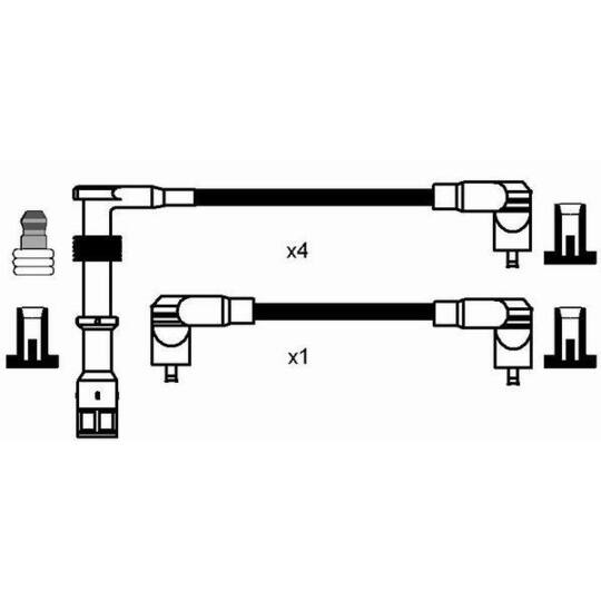 0970 - Ignition Cable Kit 