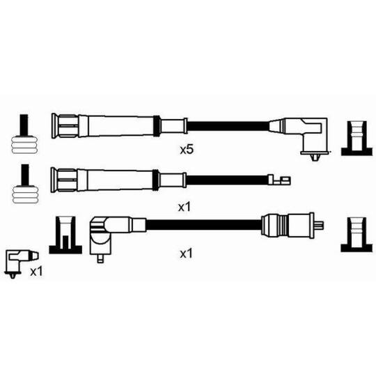 2566 - Ignition Cable Kit 