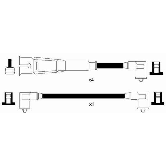 2583 - Ignition Cable Kit 