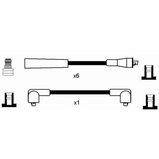 2581 - Ignition Cable Kit 