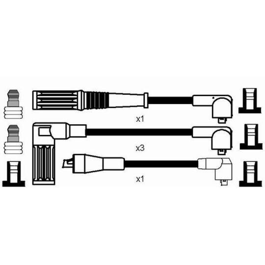 3666 - Ignition Cable Kit 