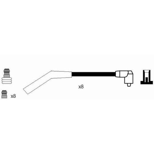 7078 - Ignition Cable Kit 