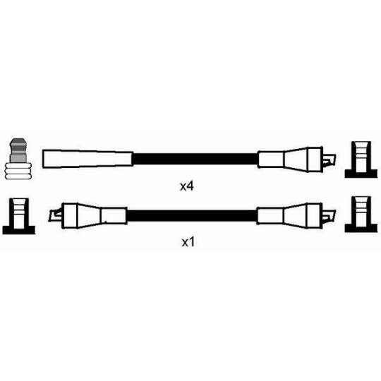7104 - Ignition Cable Kit 
