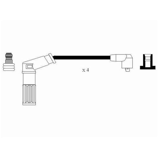 7287 - Ignition Cable Kit 