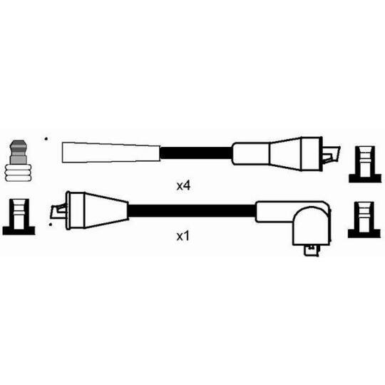 7376 - Sytytysjohtosarja 