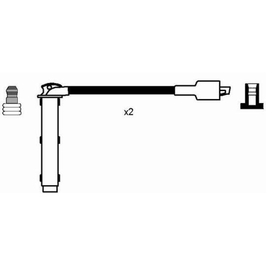 7705 - Ignition Cable Kit 