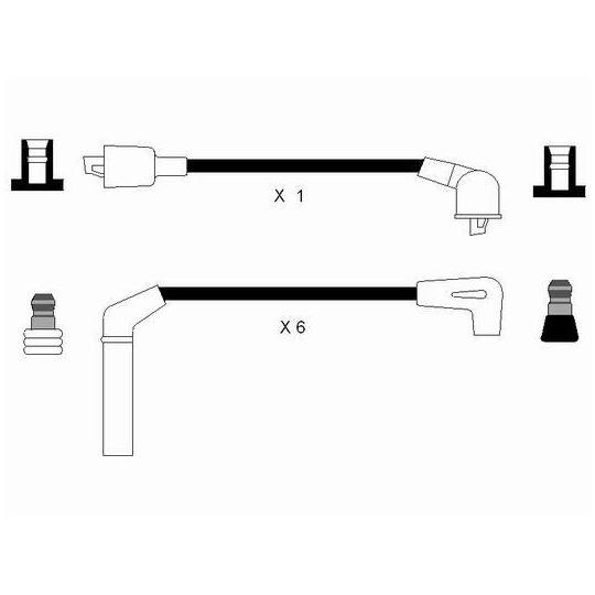 8287 - Ignition Cable Kit 