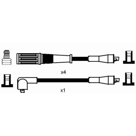 8502 - Süütesüsteemikomplekt 