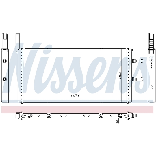 60835 - Low Temperature Cooler, intercooler 