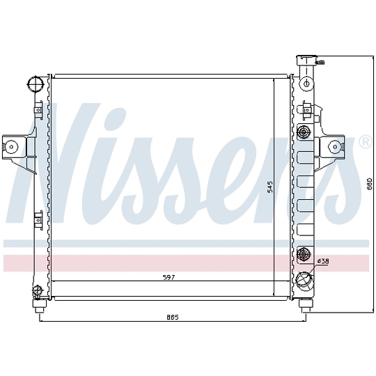 61010 - Radiator, engine cooling 