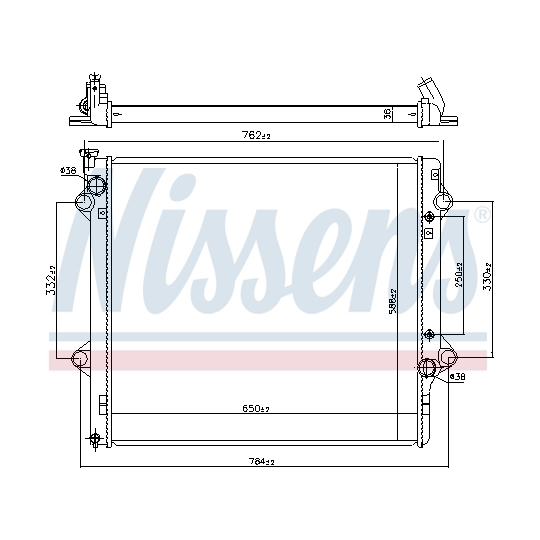 64661 - Radiator, engine cooling 