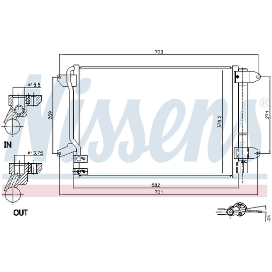 940238 - Condenser, air conditioning 