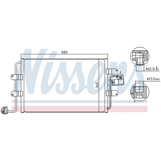 94522 - Condenser, air conditioning 