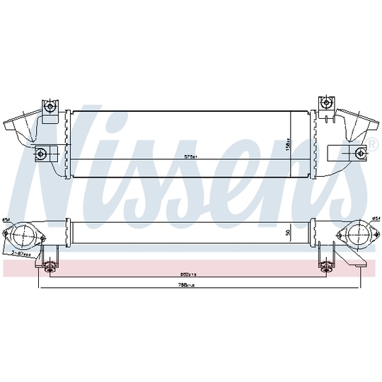 961010 - Intercooler, charger 