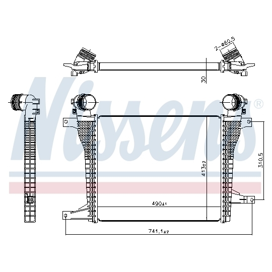 961124 - Intercooler, charger 