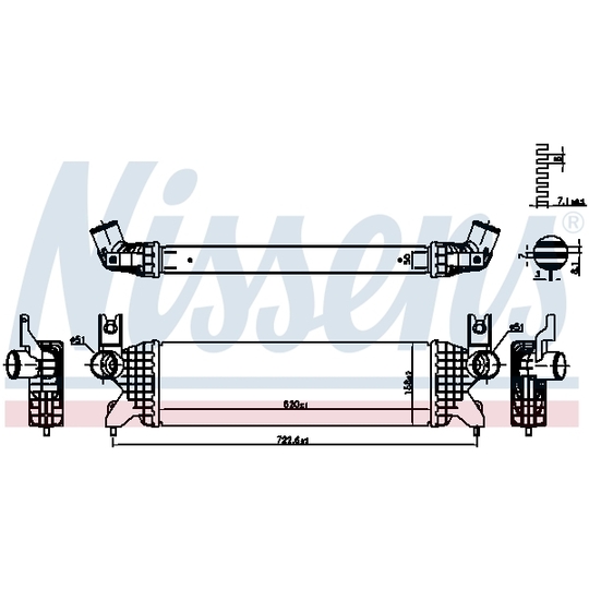 961507 - Kompressoriõhu radiaator 