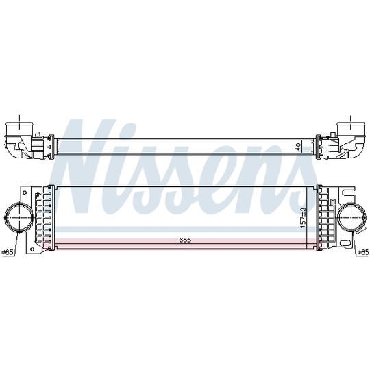 961235 - Intercooler, charger 