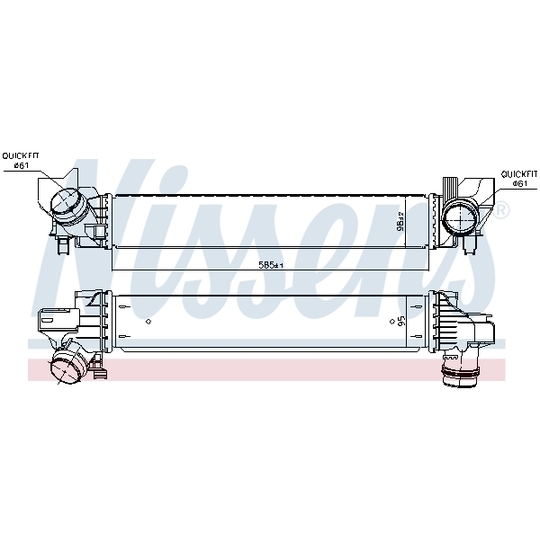 96378 - Intercooler, charger 