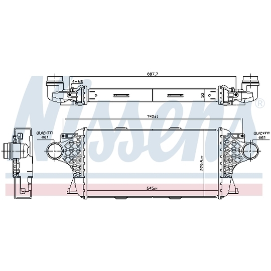 961458 - Kompressoriõhu radiaator 