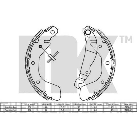 2736796 - Piduriklotside komplekt 